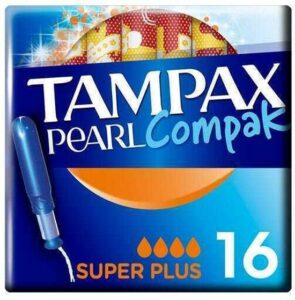 Tampax Pearl Compak Tampa3n Super Plus 16 Uds - Afbeelding 3