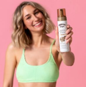 Hawaiian Tropic Sunless Tan Foam Light/Medium 200ml - Afbeelding 2