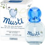 Musti by Mustela 50 ml - Eau De Soin Delicate Fragrance Spray (Hypoallergenic Alcohol Free)