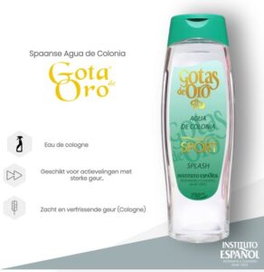 Instituto Español Agua De Colonia/ Eau de Cologne / Gotas De Oro - Sport - Vegan/ 750ml - Afbeelding 2