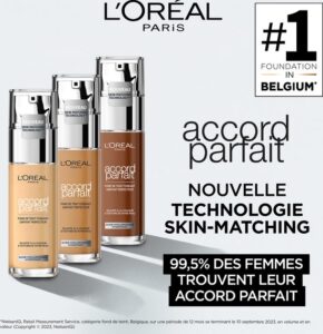 L’Oréal Paris - Accord Parfait Foundation - 7.R/C - Natuurlijk Dekkende Foundation met Hyaluronzuur en SPF 16 - 30 ml - Afbeelding 2