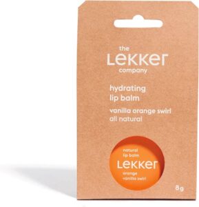The Lekker Company Lippenbalsem Sinaasappel & Vanille 8 gr - Afbeelding 2