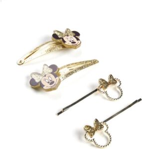 Hair Clips Minnie Mouse Lasso 4 Stuks Gouden - Afbeelding 2