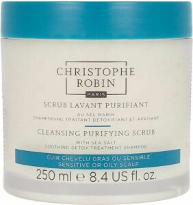 Christophe Robin Cleansing Purifying Scrub With Sea Salt 250ml - Normale shampoo vrouwen - Voor Alle haartypes