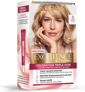 Permanente Kleur Excellence L'Oreal Make Up Lichtblond Nº 8 - Afbeelding 2