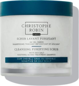 Christophe Robin Cleansing Purifying Scrub With Sea Salt 250ml - Normale shampoo vrouwen - Voor Alle haartypes - Afbeelding 2