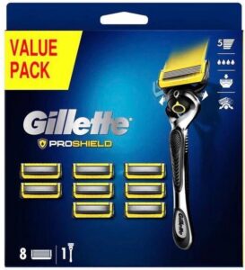 Gillette Fusion ProShield Scheermesjes - 8 Scheermesjes + Houder - Afbeelding 2