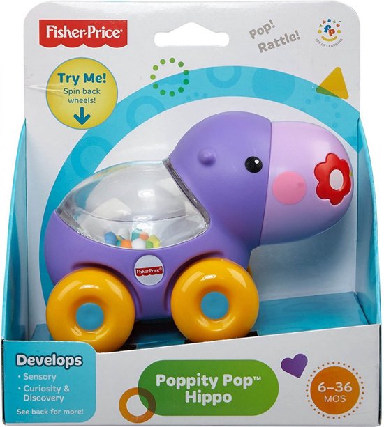 550x613 Mattel Fisher Price Poppity Pop Dieren - Nijlpaard - Afbeelding 1