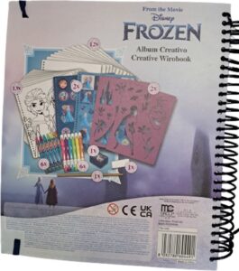 Frozen creatief album- Kleurboek - Stickers - Stiften - a4 formaat - Afbeelding 2