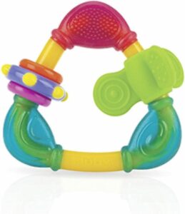 Nuby - Bijtspeelgoed - Bijtdriehoek - 3m+ - Afbeelding 2