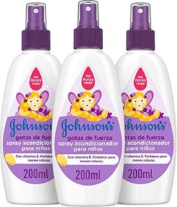 Versterkende conditioner Johnson's Gotas de Fuerza Kinderen Spray (200 ml) - Afbeelding 4