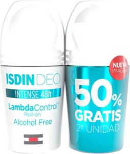 Isdin Lambda Control Intense 48h Roll-on Deodorant Fresh Duo 2 X 50 Ml - Afbeelding 2