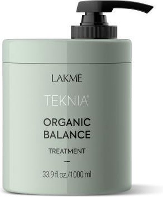 550x664-25 Lakmé - Teknia Organic Balance Treatment 1000ml - Afbeelding 1