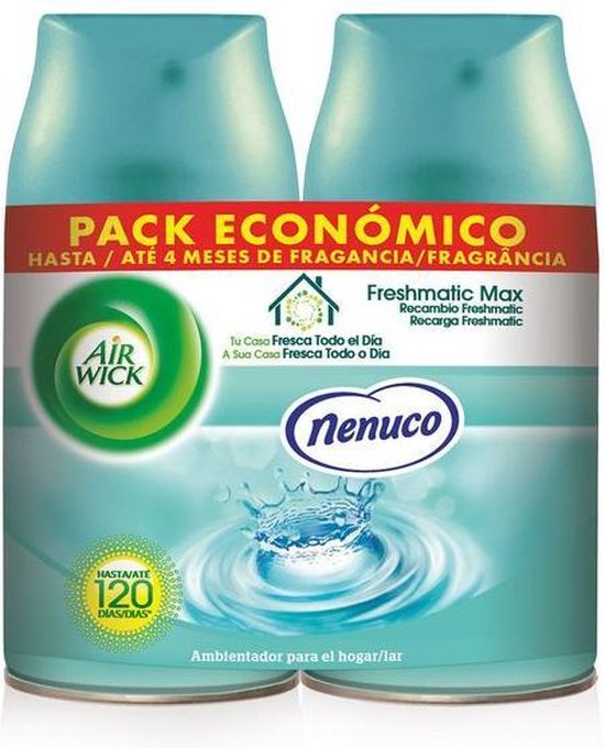 550x680-38 Electric Air Freshener Refills Air Wick Nenuco (2 x 250 ml) - Afbeelding 1
