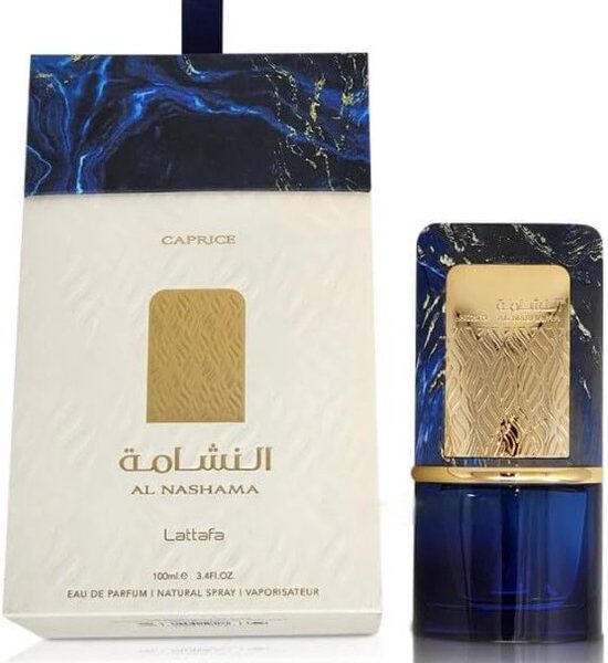 Lattafa Al Nashama Caprice Eau De Parfum 100 ml (Clone of YSL La Nuit de l'Homme Bleu Electrique)