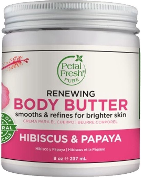 550x693 Petal Fresh - Body Butter - Hibiscus & Papaya - Afbeelding 1