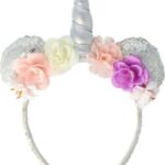 Haaraccessoire, Inca , uniseks voor kinderen, Decoratieve Bloemen , Pailletten, Eenhoorn, gekleurd, één maat