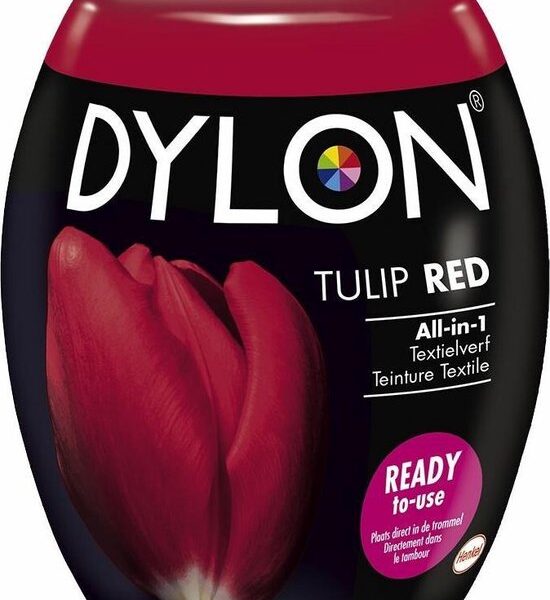 DYLON Wasmachine Textielverf Pods - Tulip Red - 350g