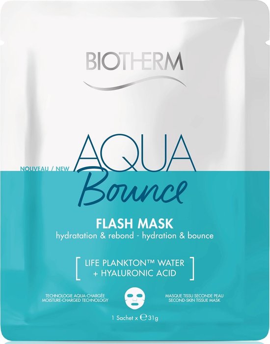 550x700-17 Biotherm Aquasource Aqua Bounce Flash Masker 31 gr - Afbeelding 1