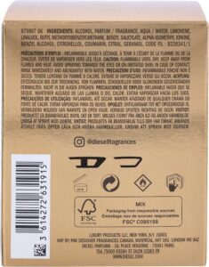 Herenparfum Diesel EDT Spirit Of The Brave (50 ml) - Afbeelding 3