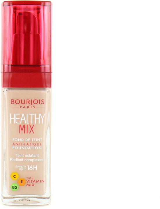 550x716-13 Bourjois Healthy Mix Anti-Fatigue Foundation - 50,5 Light Ivory - Afbeelding 1