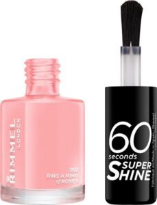 Rimmel London 60 Seconds SuperShine Nagellak - 262 Ring A Ring O Roses - Afbeelding 2
