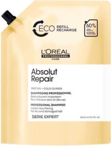 L'Oreal - SE Absolut Repair Gold Quinoa Shampoo Refill - 1500ml - Afbeelding 3
