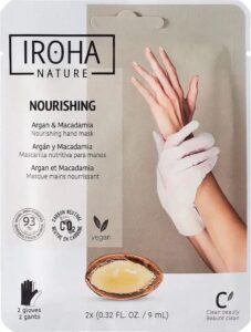 Handschoenen voor handbehandeling Iroha Macadamia Argan 1 Onderdelen