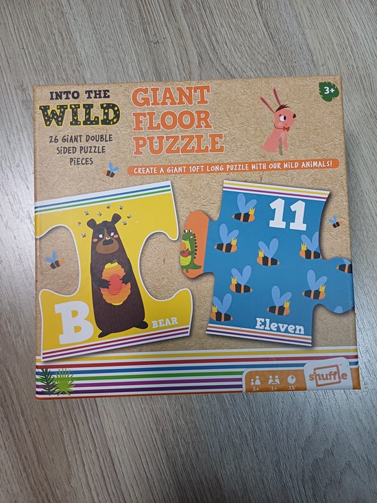 550x733 Into the wild vloerpuzzel 26 delig - Afbeelding 1