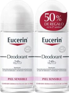 Eucerin Roll On Deodorant Sensitive Skin 2x50ml - Afbeelding 3