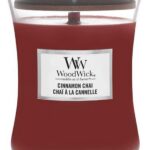 WoodWick Hourglass Medium Geurkaars - Cinnamon Chai