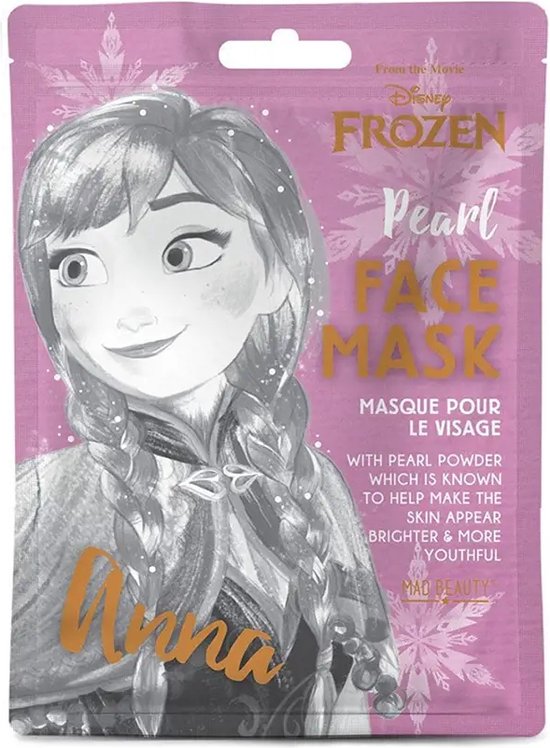 550x748-72 Mad Beauty Disney Frozen Anna Face Mask 25 Ml - Afbeelding 1