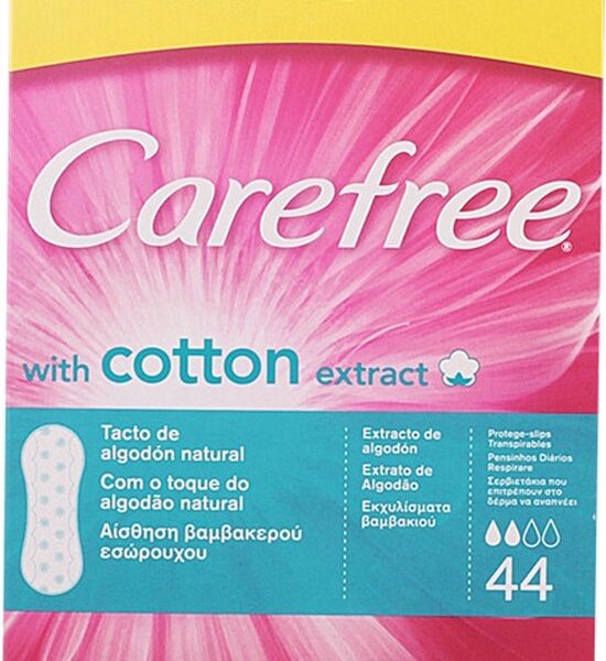 Carefree With Cotton Extract Pantyliners 44 Units