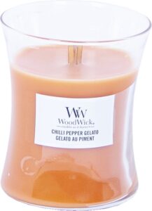 WoodWick Hourglass Medium Geurkaars - Chilli Pepper Gelato - Afbeelding 4