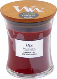 WoodWick Hourglass Medium Geurkaars - Cinnamon Chai - Afbeelding 4