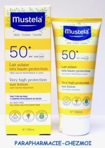 Zonnemelk voor kinderen Mustela SPF 50+ (100 ml) - Afbeelding 2