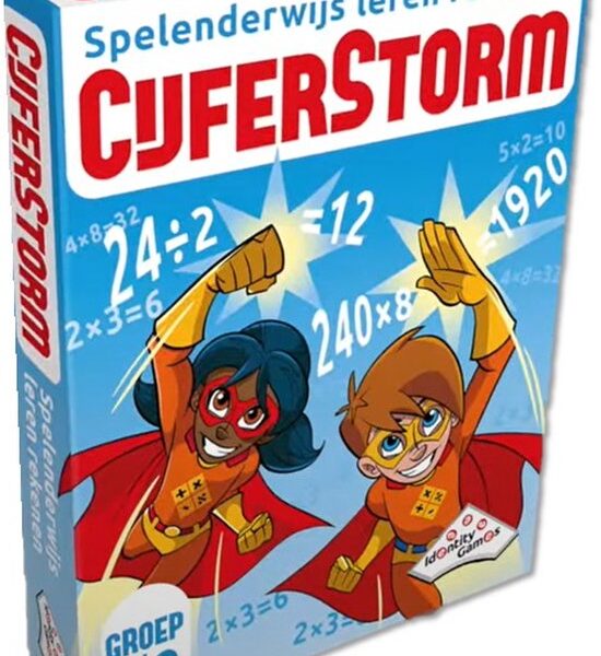 Identity Games Cijferstorm Groep 7 en 8 - Kaartspel