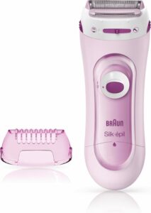 Braun Silk Epil LadyShaver LS5130 Epileermachine Met Extra Kopje - Roze Wit - Afbeelding 7