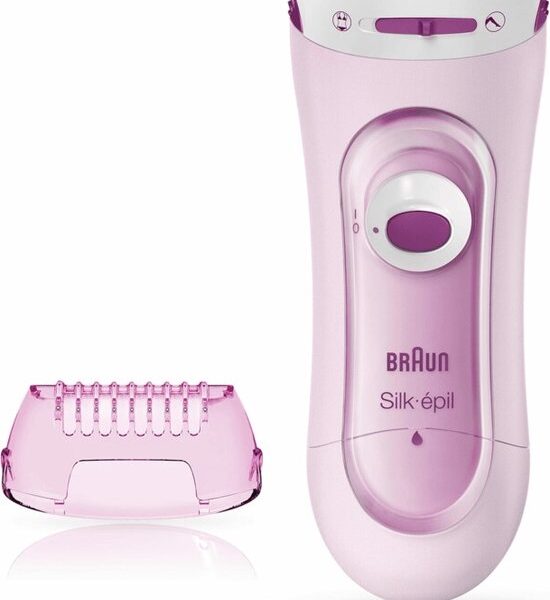 Braun Silk Epil LadyShaver LS5130 Epileermachine Met Extra Kopje - Roze Wit
