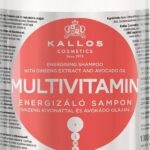 Kallos - Multivitamin with Ginseng Extract and Avocado Hair Mask - 1000ml