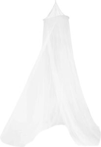 SOROH | Klamboe 2-persoons wit | Rond Muskietennet | 2 Persoons | Reis Muggennet Klamboe | Anti Mosquitonet | Geschikt voor 1 of 2 Persoons Bed | Incl. metalen ring en schroefhaak | wit - Afbeelding 3