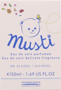 Musti by Mustela 50 ml - Eau De Soin Delicate Fragrance Spray (Hypoallergenic Alcohol Free) - Afbeelding 2