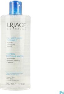 Uriage - Eau Thermale Thermal Micellar Water ( normální až suchá pleť ) - Micelární termální voda - 500ml - Afbeelding 4