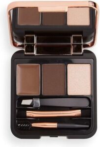 Makeup Revolution - Brow Sculpt Kit - Sada na úpravu obočí 2,2 g Dark (L) - Afbeelding 3