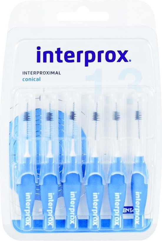 550x819-30 Interprox Premium Conical - 3.5Mm-6,0Mm - Blauw - Ragers - Afbeelding 1