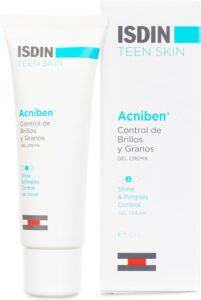 Isdin Acnibel Teen Skin Gel Cream For Shine and Grain Control 40ml - Afbeelding 2