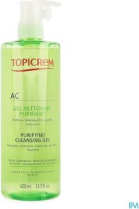 Topicrem Ac Purifying Cleansing Gel 400 Ml - Afbeelding 3