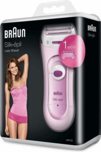Braun Silk Epil LadyShaver LS5130 Epileermachine Met Extra Kopje - Roze Wit - Afbeelding 4