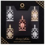 SET ORIENTICA MINI LUXURY COLLECTIO ROYAL AMBER, ROYAL BLU,VELVET GOLD, SAFFRON, AMBER ROUGE 7.5ML (5PCS)