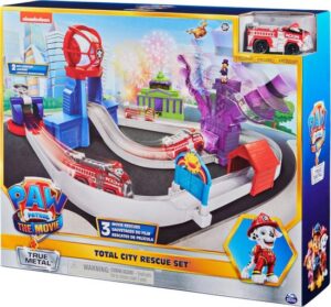 PAW Patrol De Film True Metal - Red Avonturenstad Racebaan - Marshall-voertuig - Schaal 1:55 - Afbeelding 11